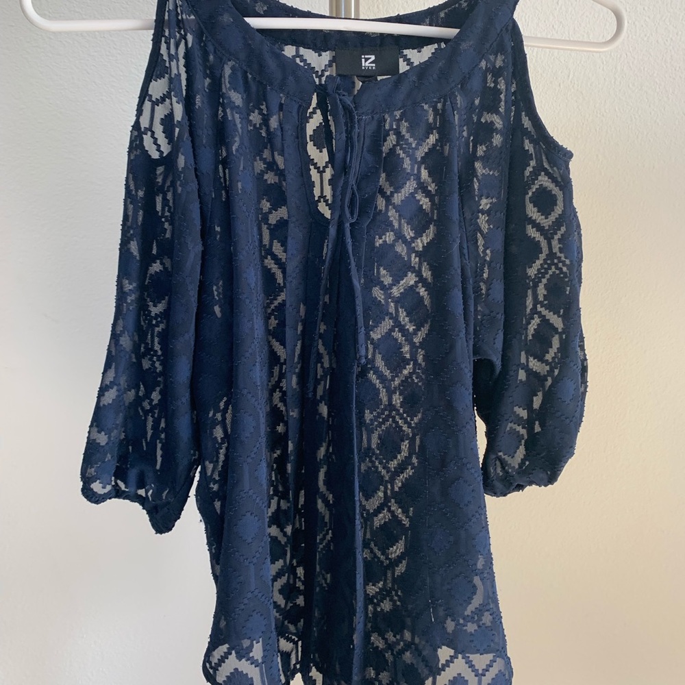 Navy blue top